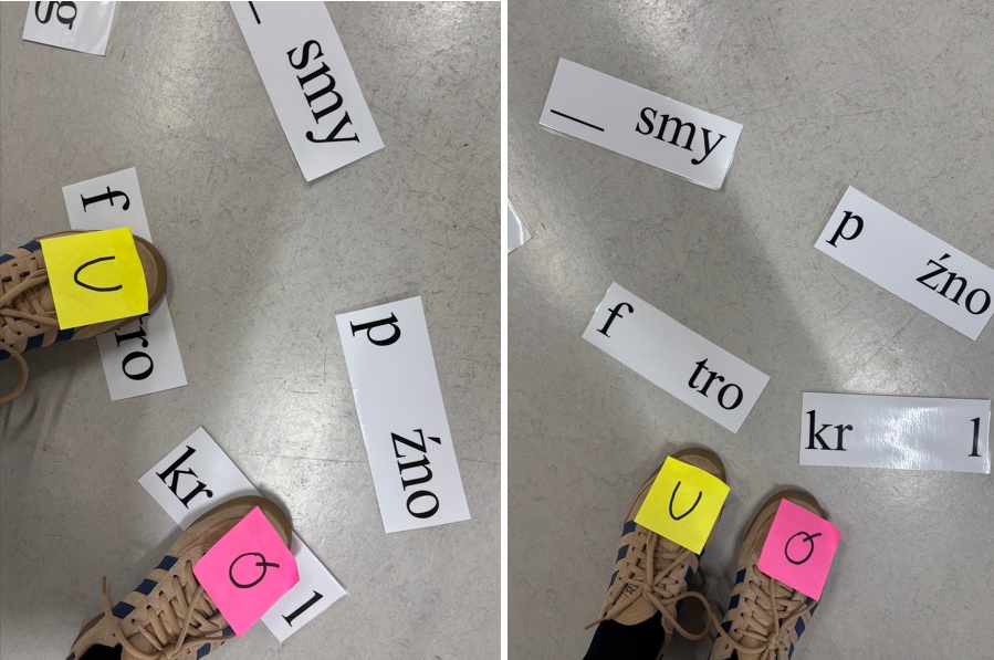 dyktando chodzone na lekcji polskiego