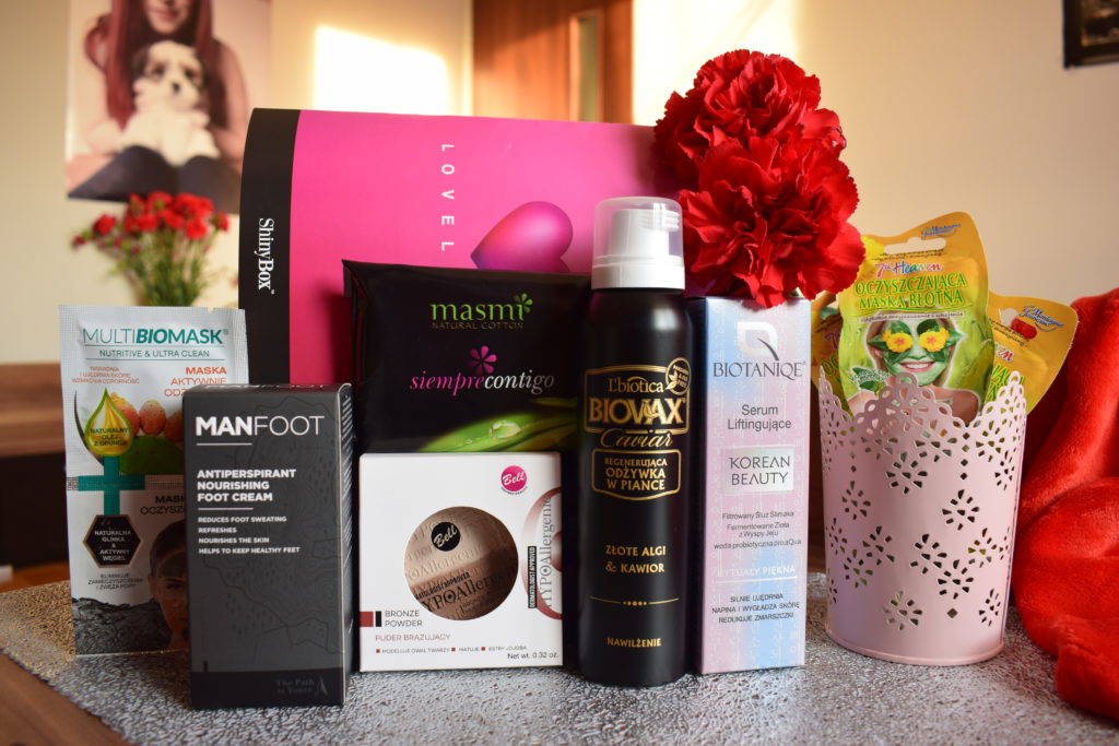 Shinybox luty 2019 recenzja pudełka